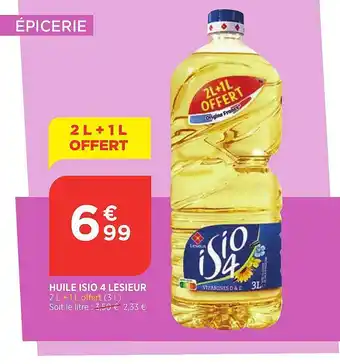 Bi1 Huile isio 4 lesieur offre