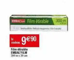 Film étirable embal'film