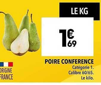 Supeco Poire conférence offre