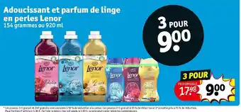 Adoucissant Et Parfum de Linge En Perles Lenor