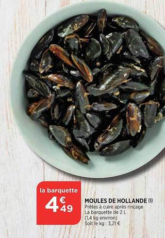 Bi1 Moules de hollande offre