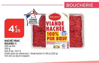 Bi1 Haché vrac bigard offre