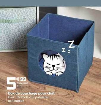 Gifi Box de couchage pour chat offre