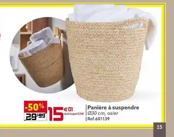 Gifi Panière à suspendre offre