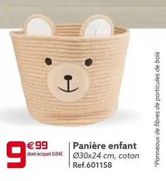 Gifi Panière enfant offre