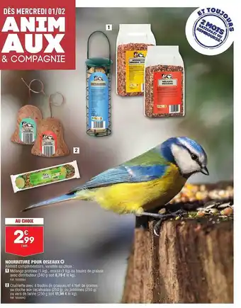 ALDI Nourriture pour oiseaux offre