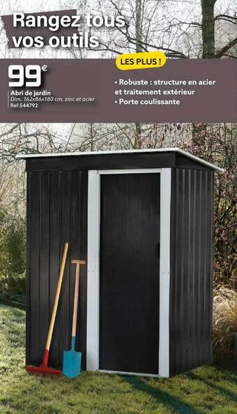 Gifi Abri de jardin offre