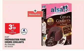 Préparation pour cœurs coulants alsa
