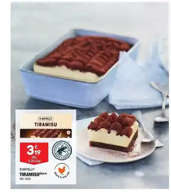 ALDI Tiramisu d'antelli offre
