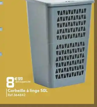 Gifi Corbeille à linge 50l offre