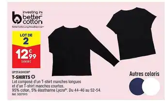 ALDI T-shirts up2fashion offre