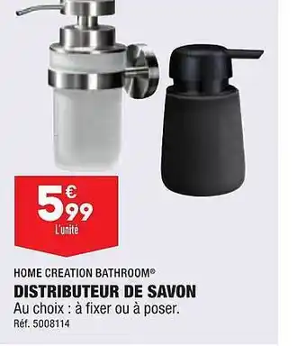 ALDI Distributeur de savon home création bathroom offre