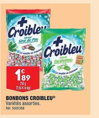 ALDI Bonbons croibleu offre