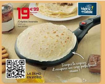 Gifi Crêpière inversée offre
