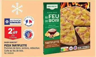 ALDI Pizza tartiflette mama mancini offre