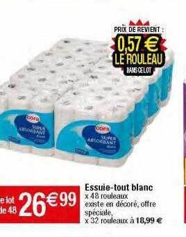 Migros Essuie-tout blanc offre