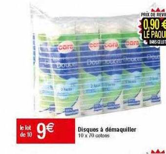 Migros Disques à démaquiller offre