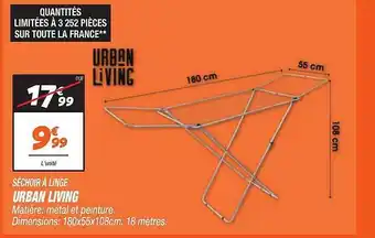 Netto Urban living séchoir à linge offre