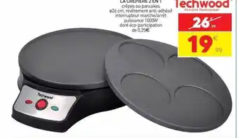 Stokomani La crêpière 2 en 1 techwood offre
