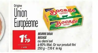 Netto Beurre doux bocage offre