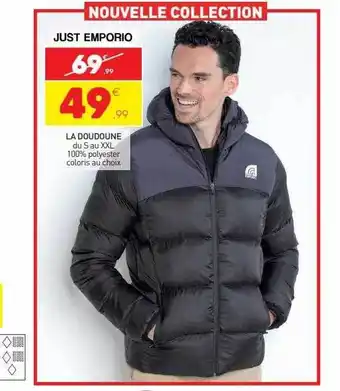 Stokomani La doudoune just emporio offre