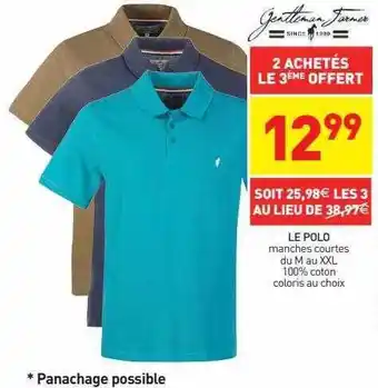 Stokomani Le polo gentleman offre