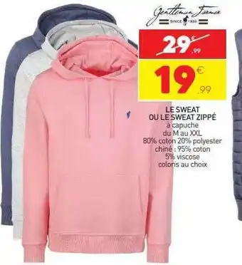 Stokomani Le sweat ou le sweat zippé offre