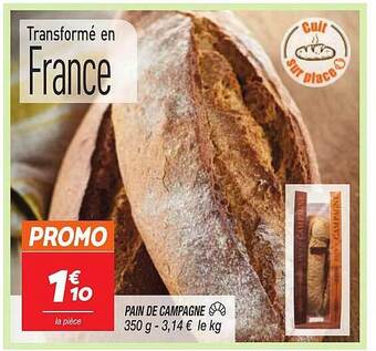 Netto Pain de campagne offre