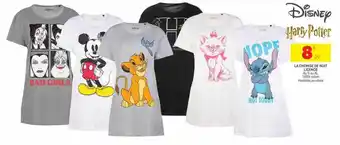 Stokomani La chemise de nuit licence disney, harry potter offre