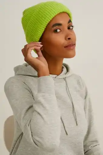 Bonnet en maille - matiÚre recyclée