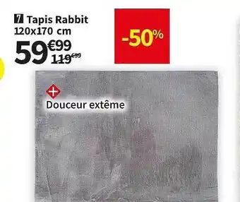 Conforama Tapis rabbit offre