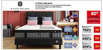 Matelas ambre, beryl ou jade