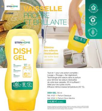 Stanhome Dish gel offre