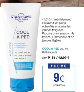 Stanhome Cool a ped gel frais pieds offre