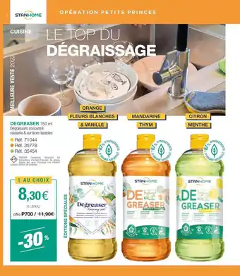 Stanhome Degreaser dégraissant concentré offre