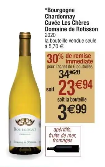Bourgogne Chardonnay Cuvée Les Chères