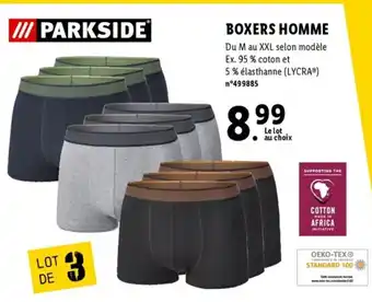 Lidl Boxers Homme offre