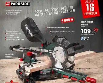 Lidl Scie À Onglet Radiale offre