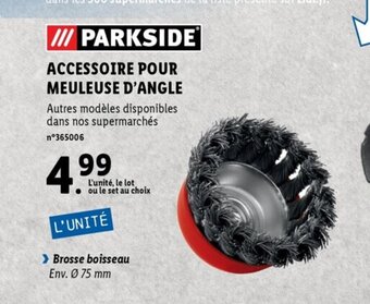 Lidl Accessoire Pour Meuleuse D'Angle offre