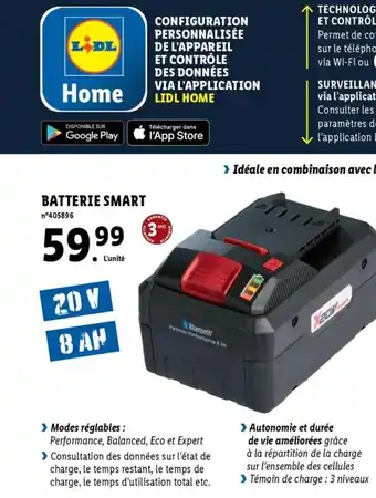 Lidl Batterie Smart offre