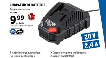 Lidl Chargeur De Batterie offre