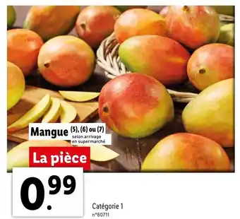 Lidl Mangue offre