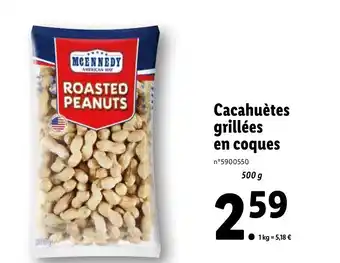 Cacahuétes Grillées En Coques