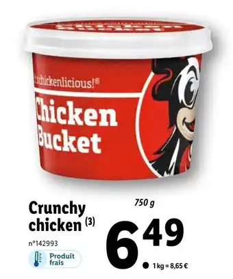 Lidl Crunchy Chicken offre