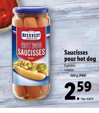 Saucisses Pour Hot Dog