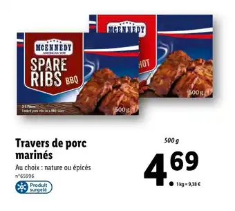 Travers De Porc Marinés