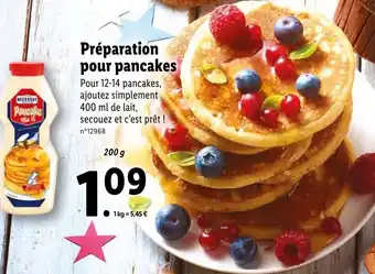 Préparation Pour Pancakes