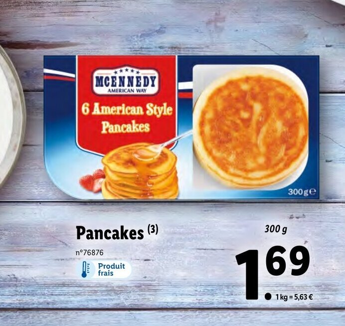 Promo Pancakes chez Lidl