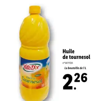 Lidl Huile De Tournesol offre