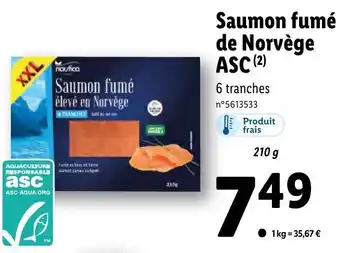 Saumon Fumé De Norvége ASC
